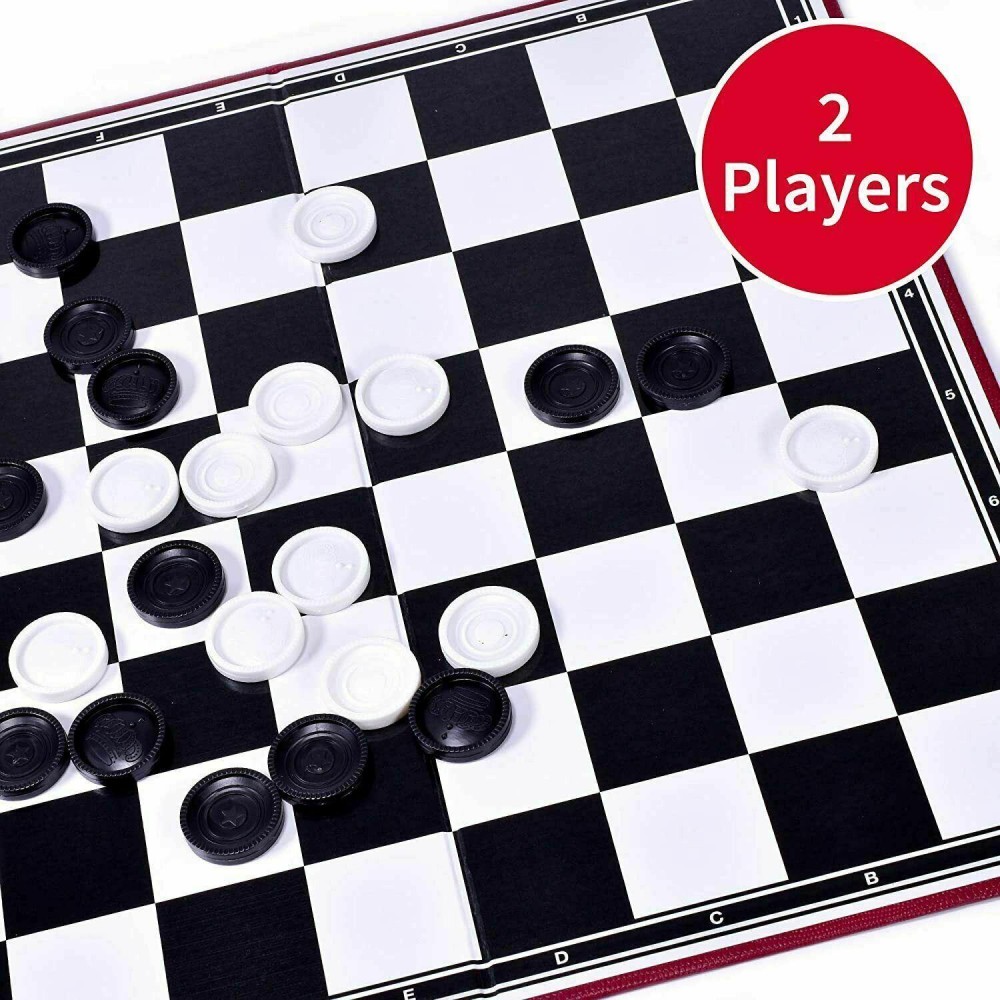 6 in 1 Game Set | Snakes & Ladders, Draughts, Chess & More