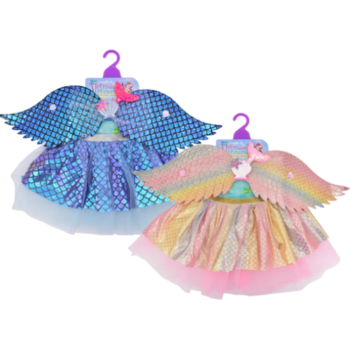 Mermaid Dress Up Set (With Wings)