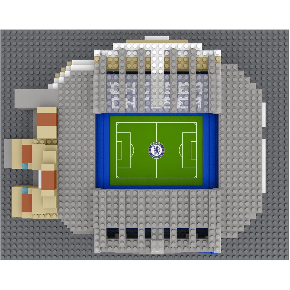 FOCO Chelsea FC Stamford Bridge 3D Bricks Mini BRXLZ Stadium | 1,044 Pieces