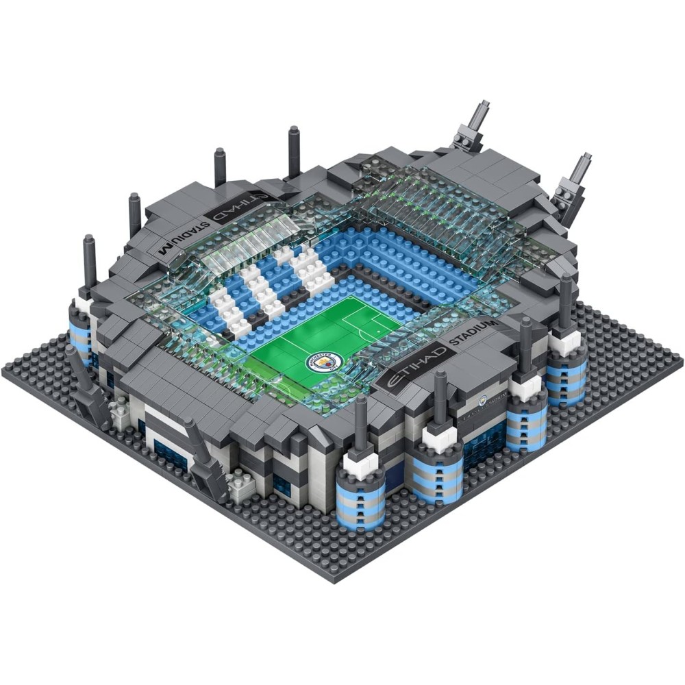 FOCO Manchester City FC Etihad 3D Bricks Mini BRXLZ Stadium | 1,163 Pieces