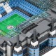 FOCO Manchester City FC Etihad 3D Bricks Mini BRXLZ Stadium | 1,163 Pieces