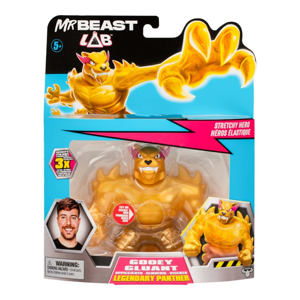 Mr Beast Lab Stretchy Hero Pack | Squishy & Stretchy Panther Heroes