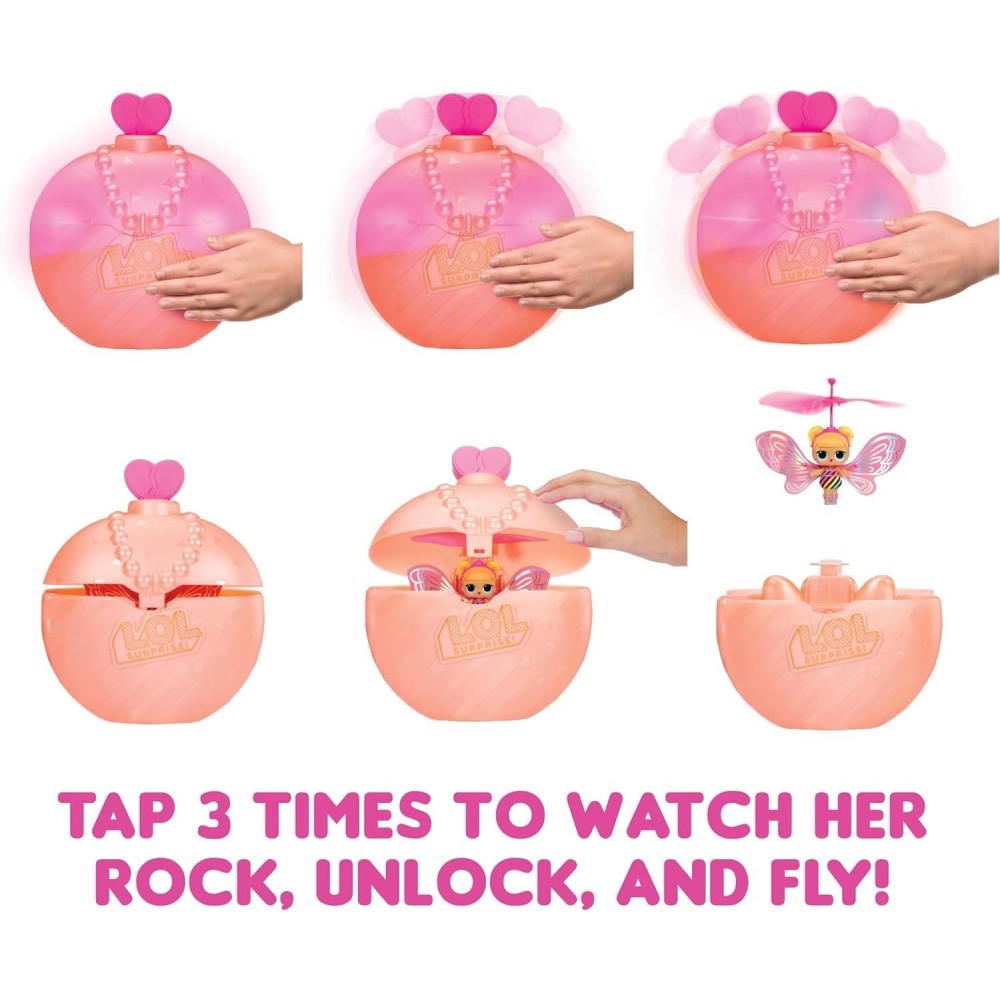 LOL Surprise Magic Flyers - Flutter Star & LOL Surprise Mix & Make Birthday Cake Tots - Collectible Dolls & DIY Fun