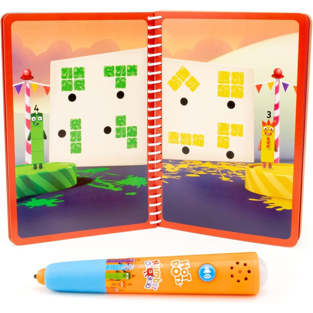 Learning Resources Hot Dots Numberblocks 1–10 Activity Book & Interactive Pen