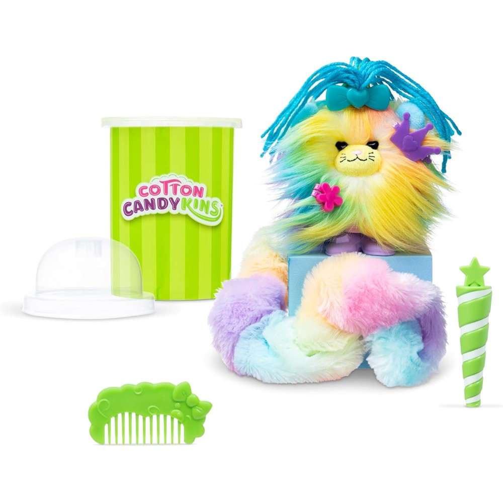 Cotton Candykins - Fluffy Fun Surprise Plush Toy & Customisable Play for Kids