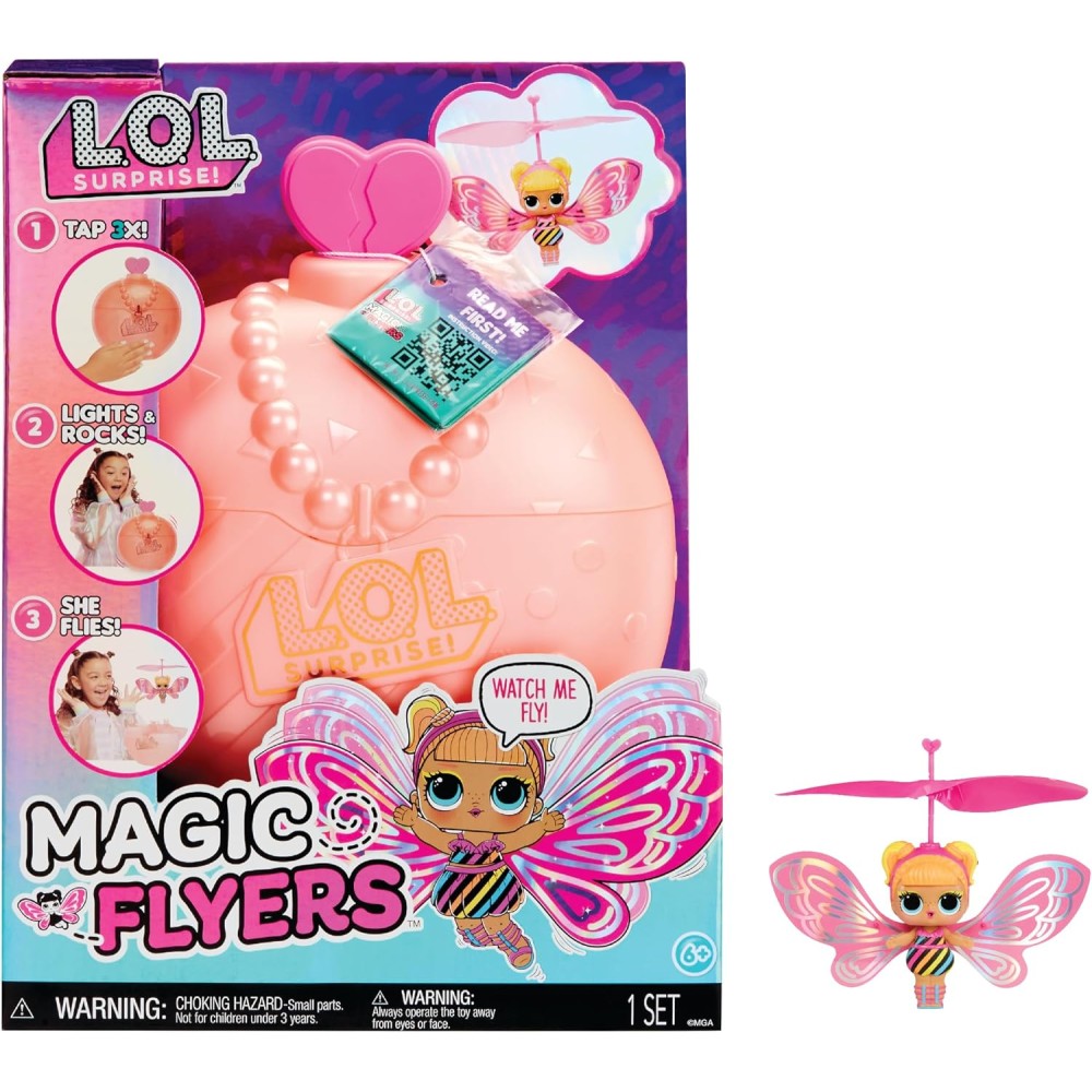 LOL Surprise Magic Flyers - Flutter Star & LOL Surprise Mix & Make Birthday Cake Tots - Collectible Dolls & DIY Fun