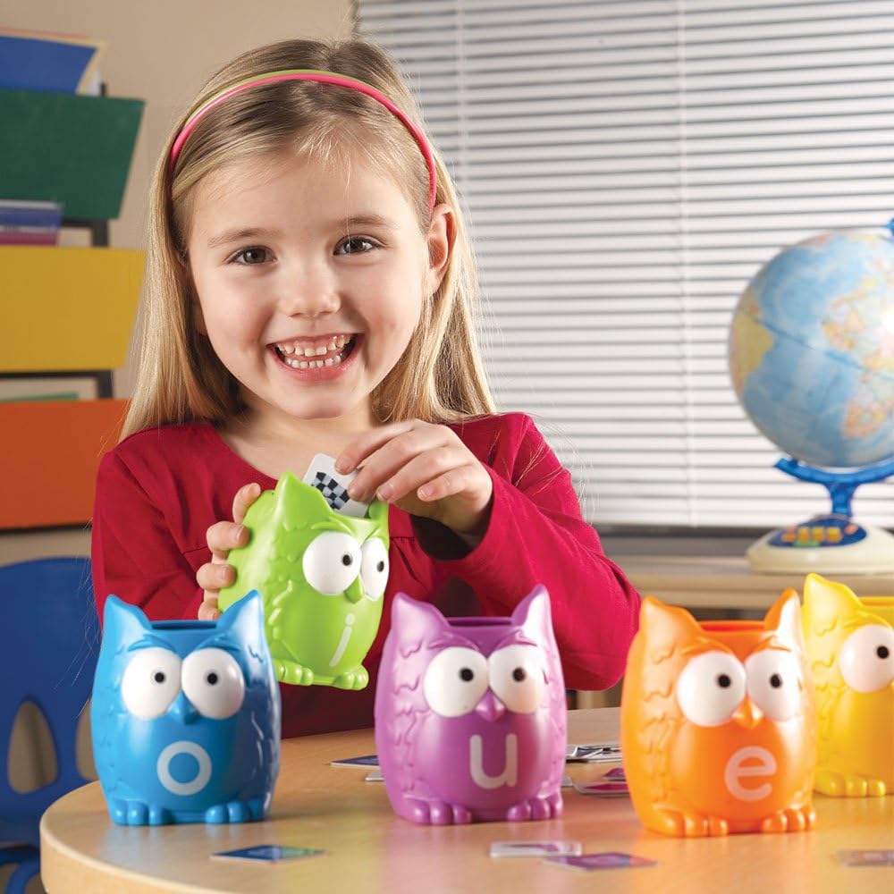 Learning Resources Vowel Owls Sorting Set