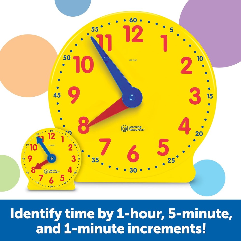 Learning Resources Classroom Clock Kit