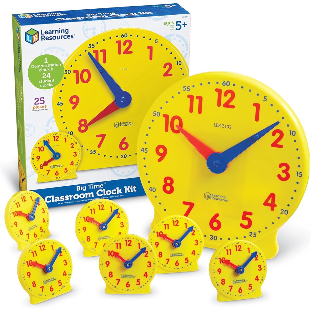 Learning Resources Classroom Clock Kit