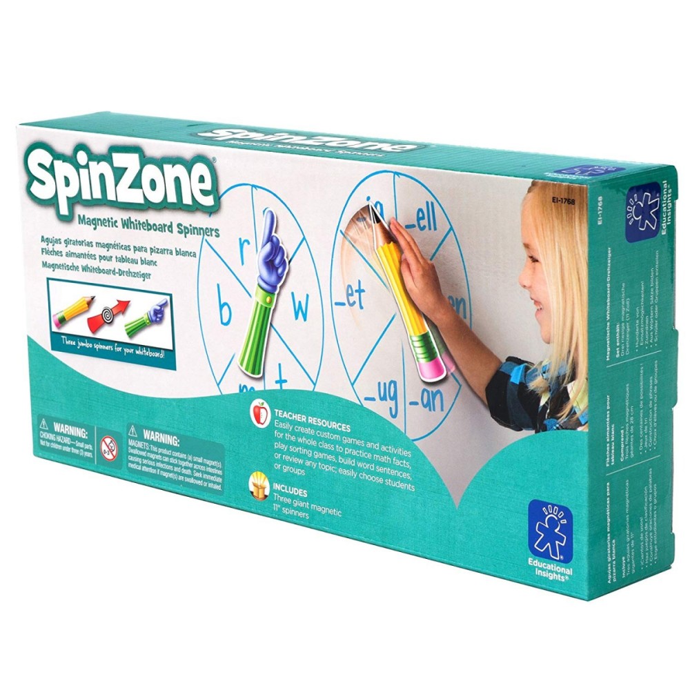 Educational Insights SpinZone® Magnetic Whiteboard Spinners