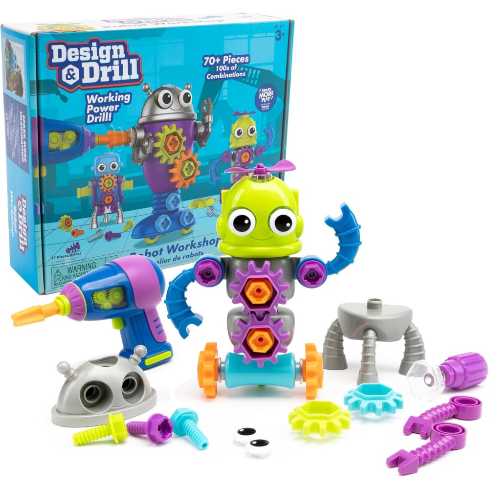 Educational Insights Design & Drill® Robot Workshop