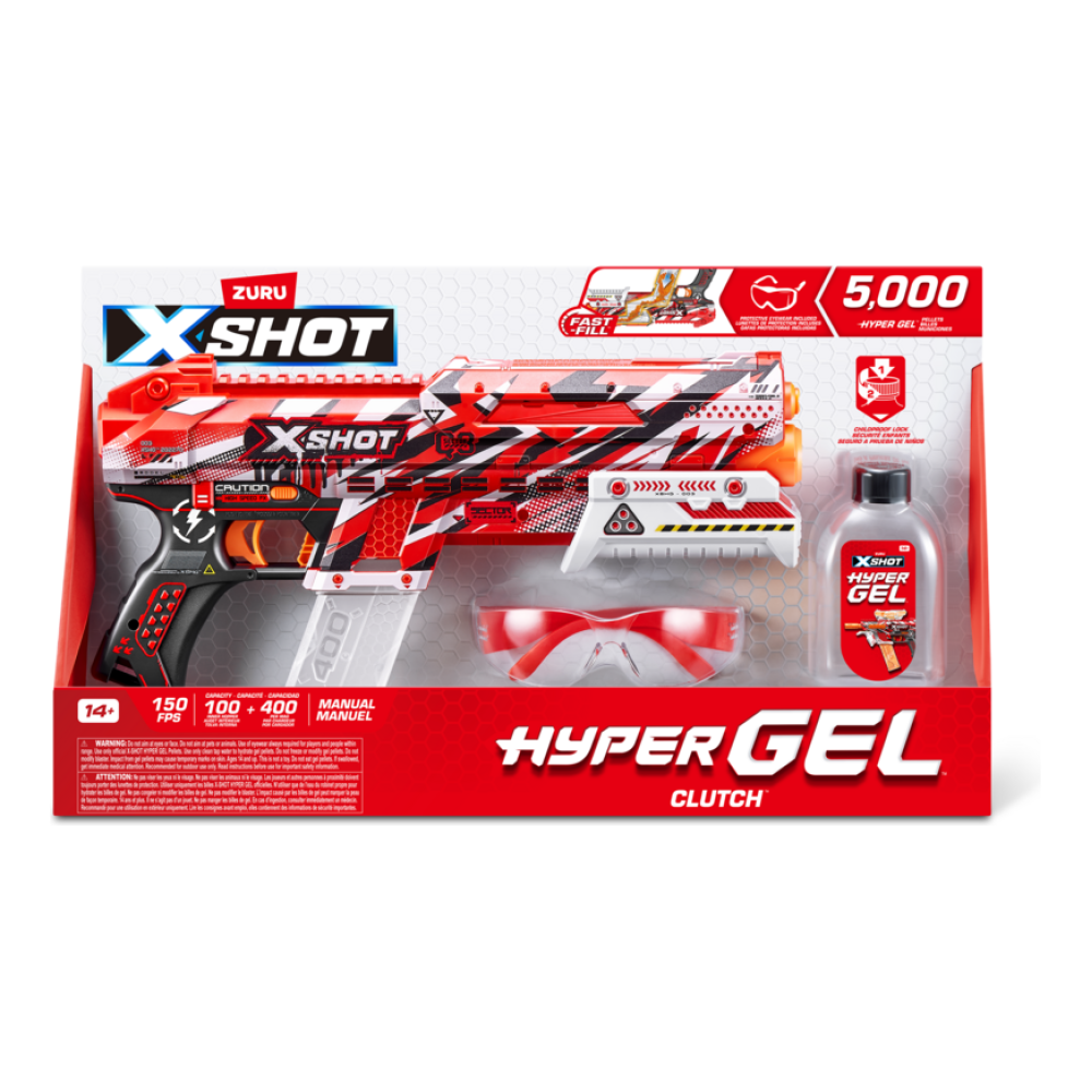 X-Shot Hyper Gel Clutch Blaster​