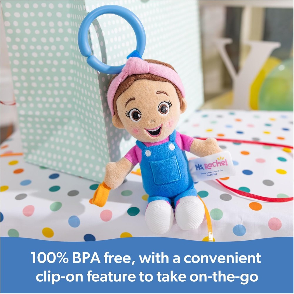  Ms. Rachel Official Sensory Take-Along Toy