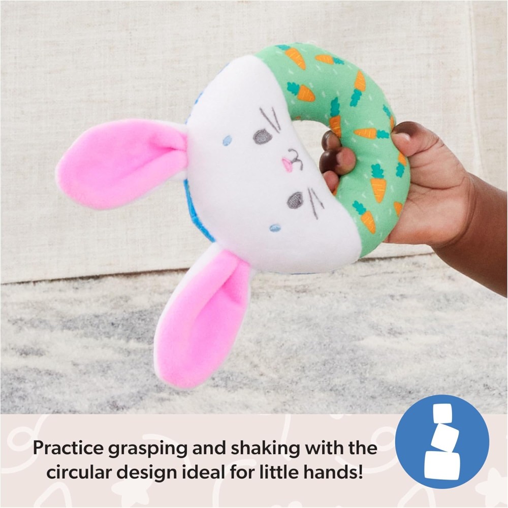  Ms. Rachel Official Hop Little Bunnies Soft Rattle Toy