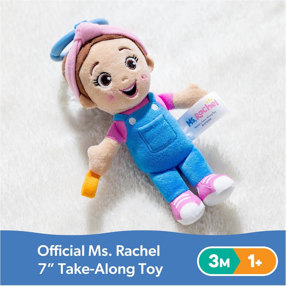  Ms. Rachel Official Sensory Take-Along Toy