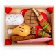 Bigjigs Toys Wooden Butcher’s Crate – Realistic Play Food Set