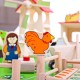 Bigjigs Toys Wooden Farm Playset – 50-Piece Set