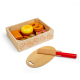 Bigjigs Toys Cutting Bread & Pastries Crate – Wooden Play Food Set