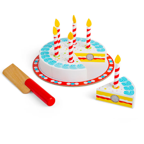 Bigjigs Toys Wooden Birthday Cake