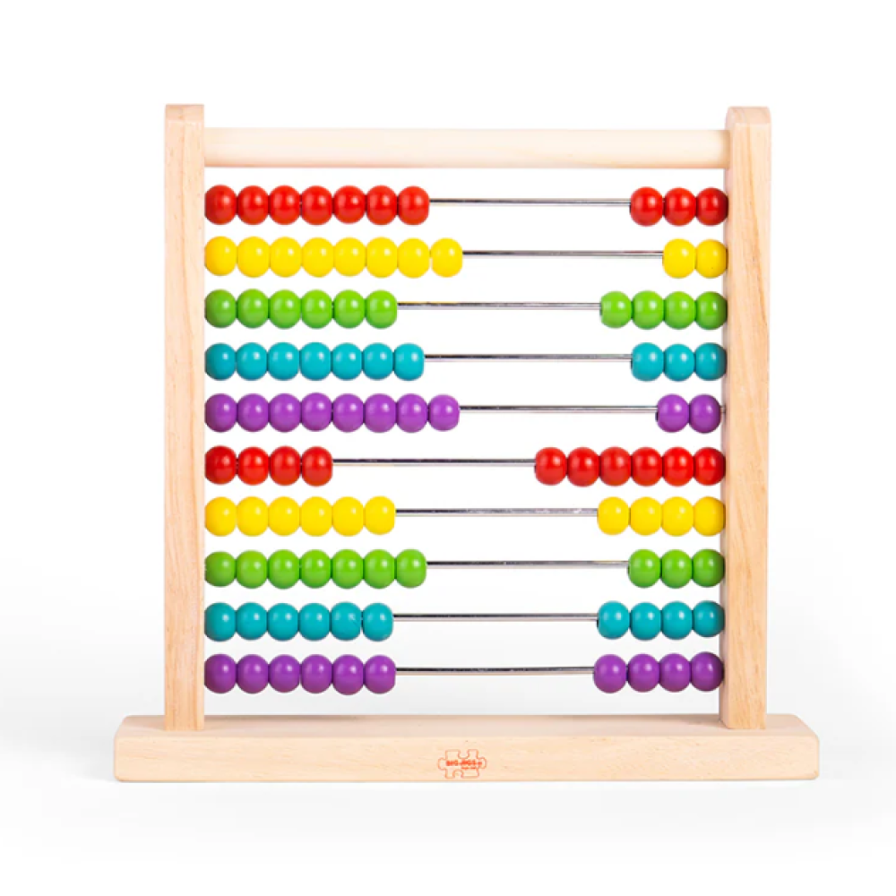 Bigjigs Toys Wooden Abacus – Classic Counting & Learning Toy