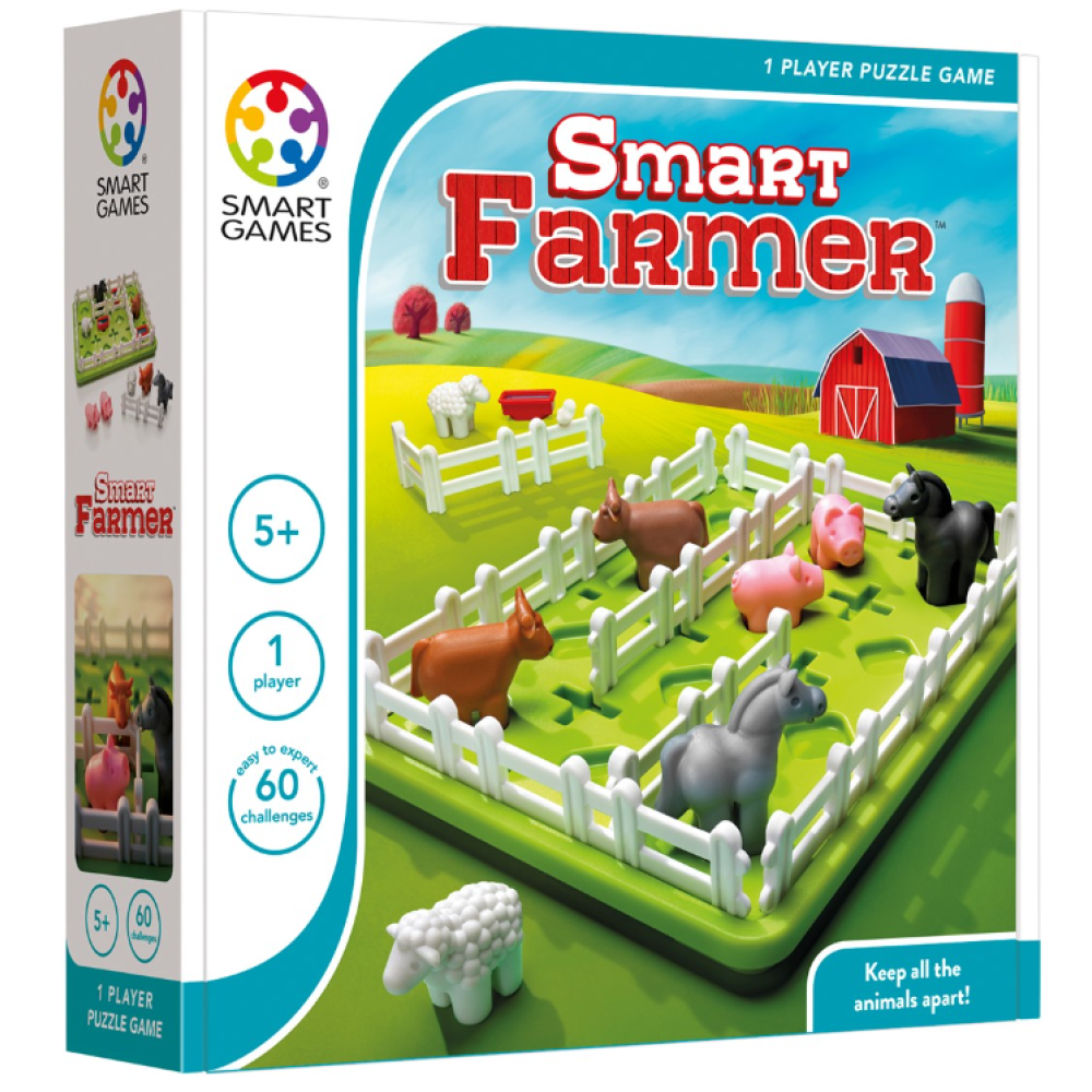 Smart Games Table Farm - Fun & Educational Puzzle Game