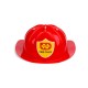 Bigjigs Toys Red Fire Helmet – Adjustable Firefighter Hat for Kids