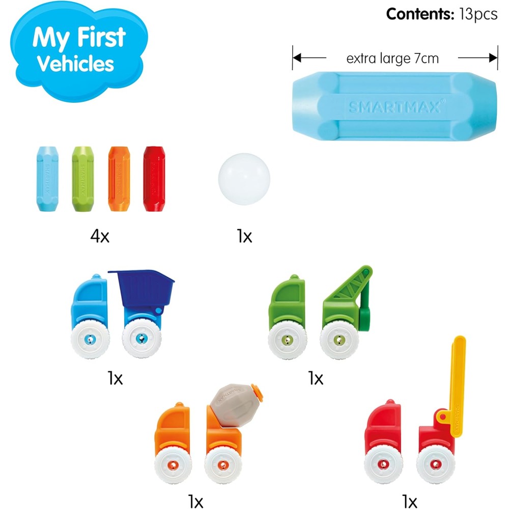 SmartMax My First Vehicles - Magnetic Discovery Play Set
