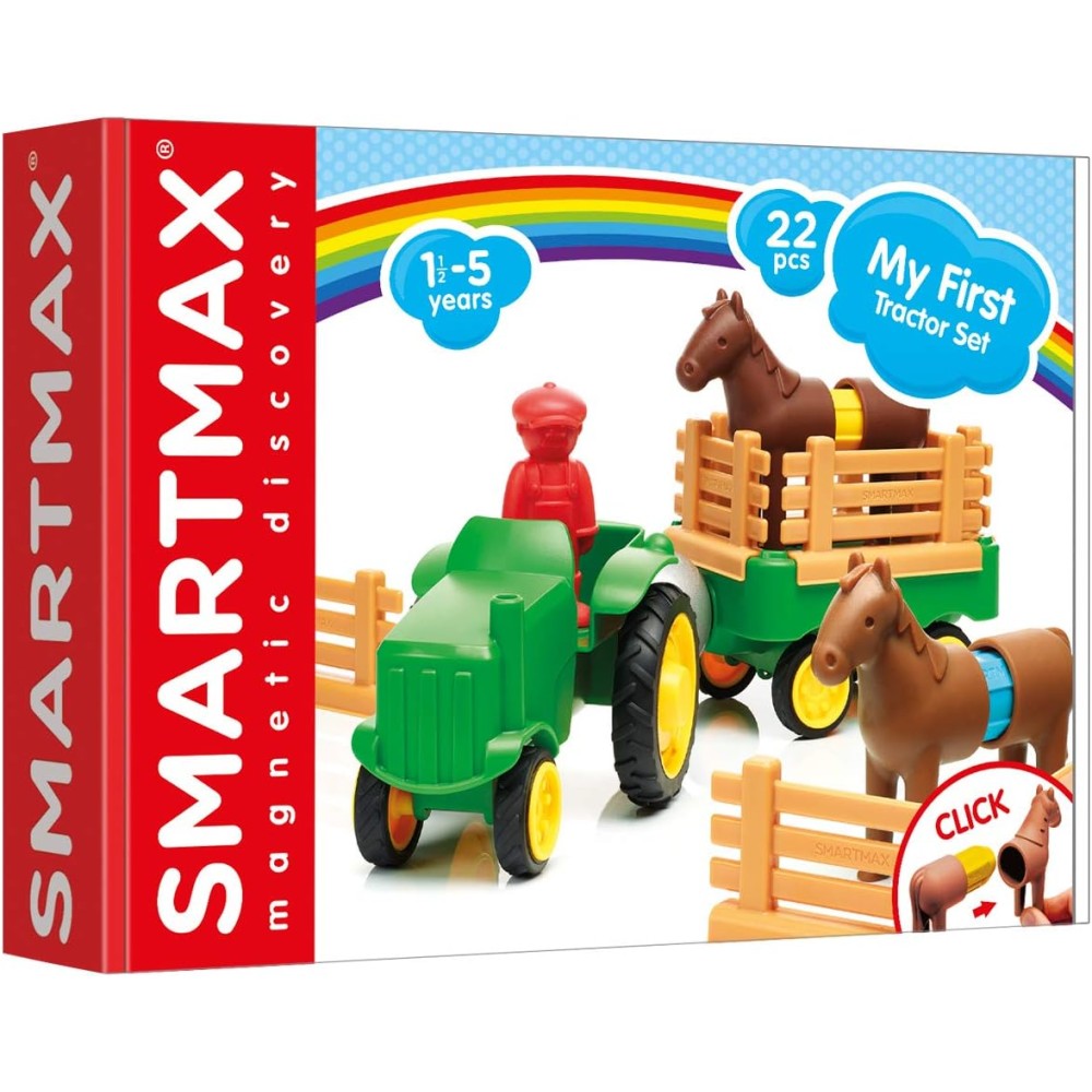 SmartMax My First Tractor Set - Magnetic Farm Fun