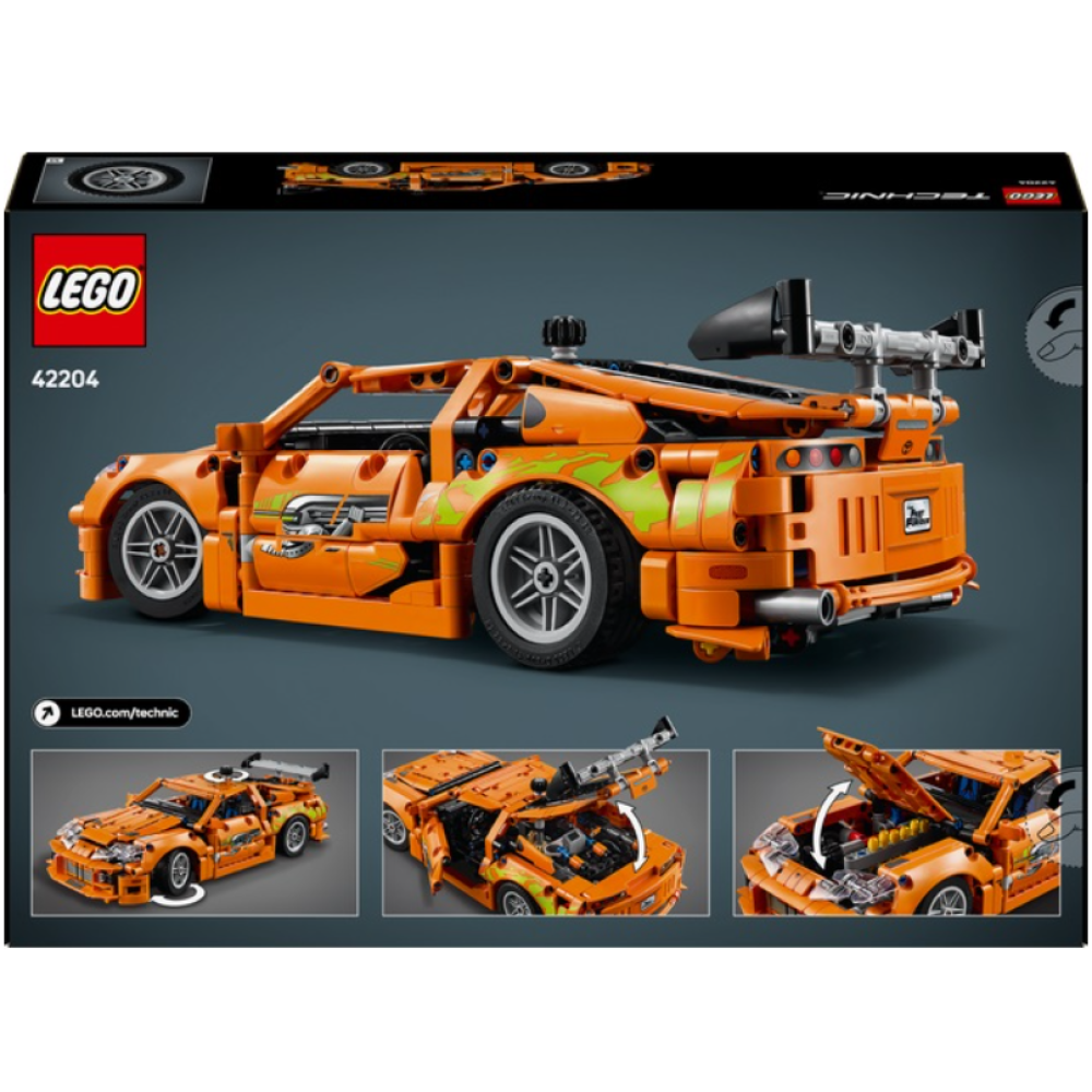 LEGO® Technic Fast and Furious Toyota Supra MK4 – Ultimate Movie Car Model