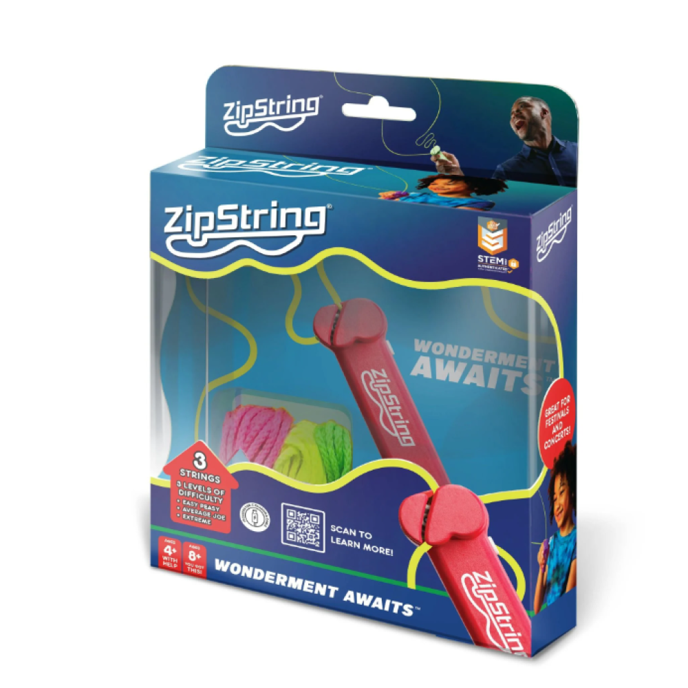 ZipString Gravity-Defying Rope Launcher – Rock It Red