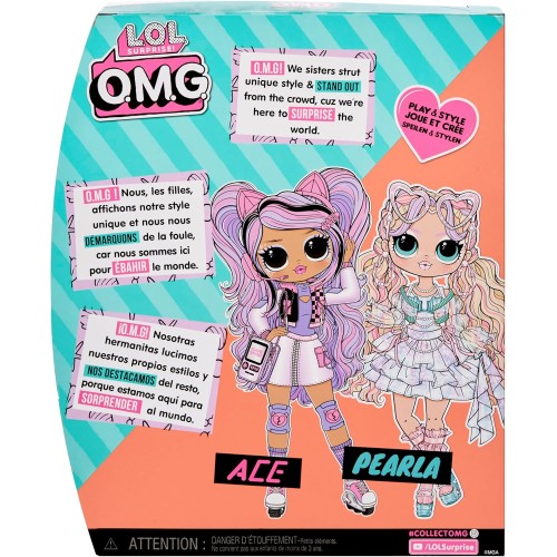 L.O.L. Surprise! OMG Fashion Doll Pearl with 15 Surprises