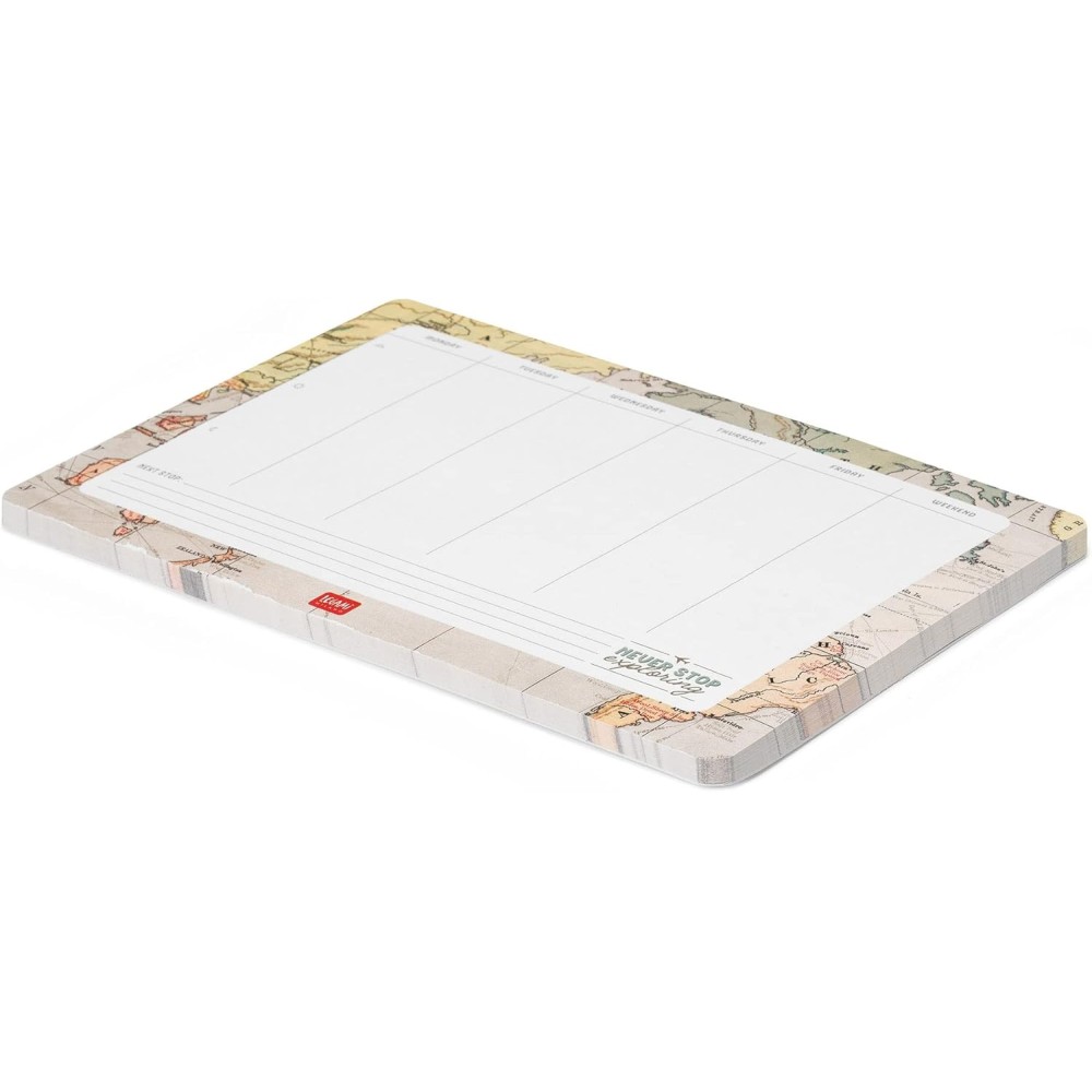 Legami - Mouse Mat & Block Notes - Travel Theme