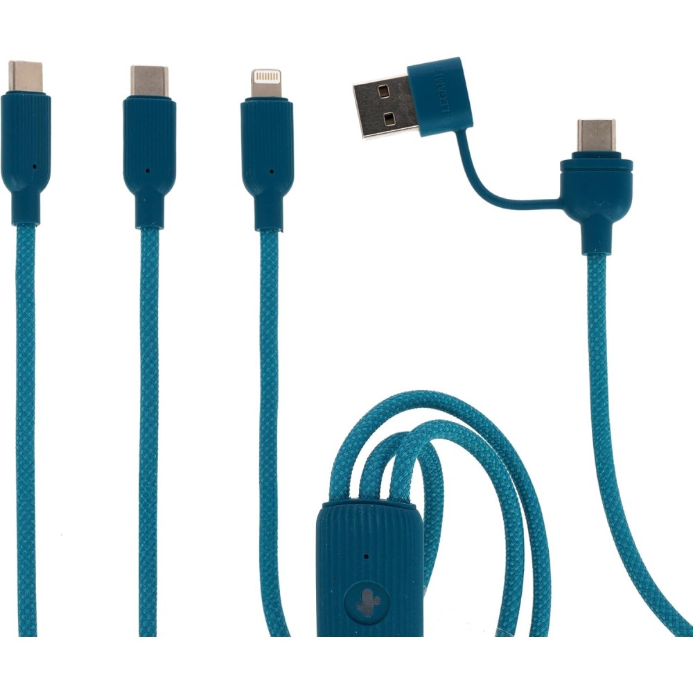 Legami - 3 in 1 Cactus Design Charging Cable - 120cm