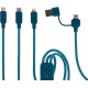 Legami - 3 in 1 Cactus Design Charging Cable - 120cm