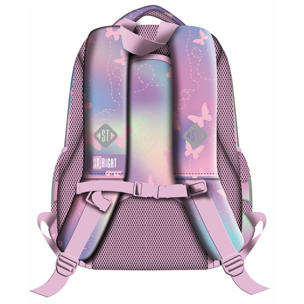 ST.RIGHT BP-26 Pink Butterflies Backpack