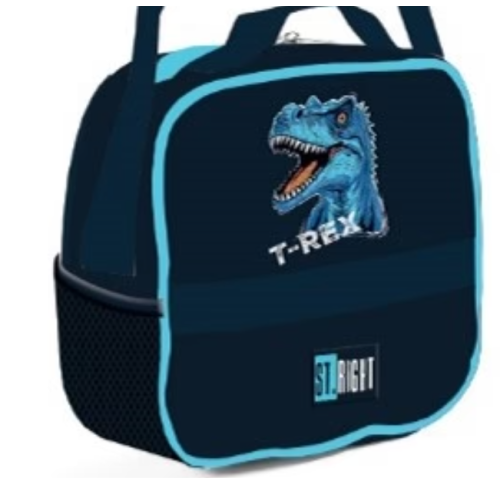 ST.RIGHT Lunchbag - Blue T-Rex
