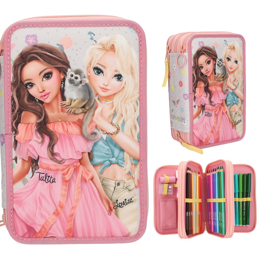 TOPModel Triple Pencil Case JU