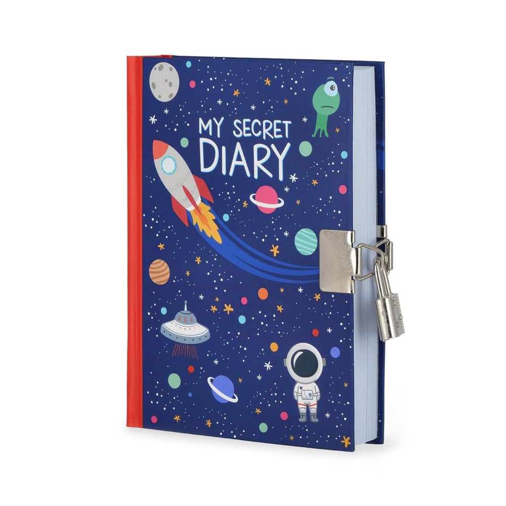 Legami - Secret Diary with Lock - Space Theme