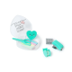 Legami - Mini Stationery Set - Heart Shaped Box