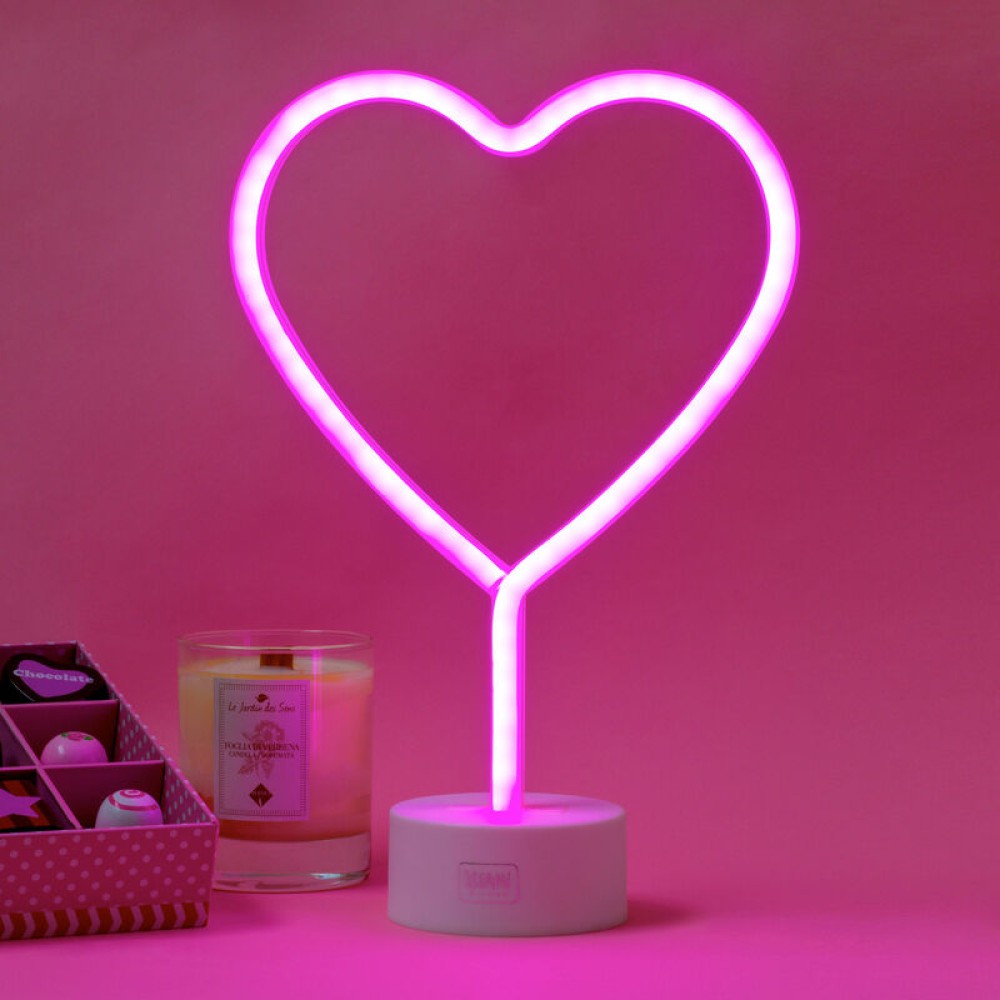 Neon Effect Led Lamp - It'S A Sign - Heart