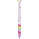 Legami - Click&Clack Pen - Unicorn Theme - Purple & Pink Ink