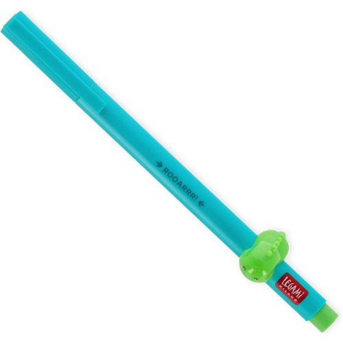 Legami - Gel Pen with Decorative Animal - Dinosaur Theme