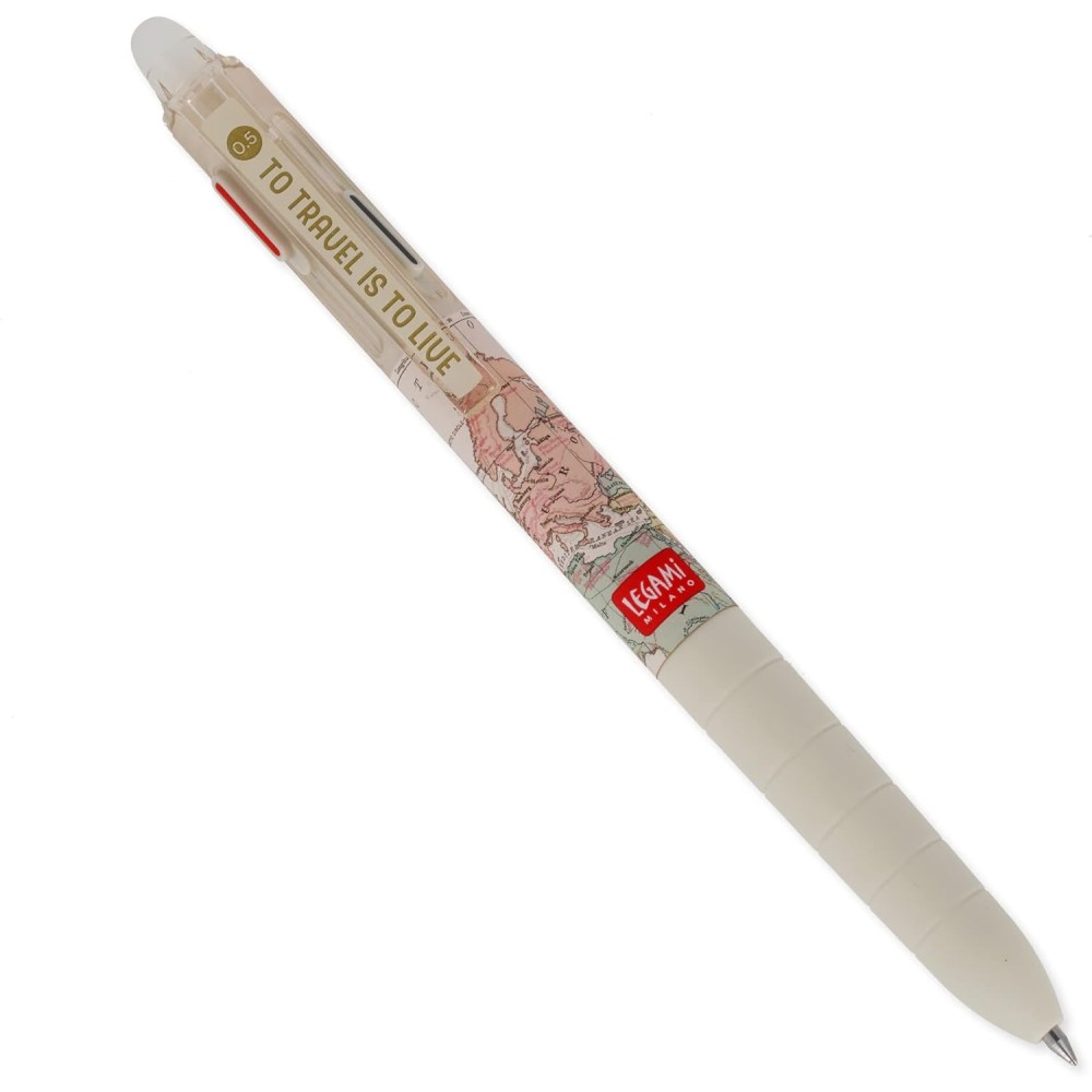 Legami - Erasable Gel Pen - 3 Colours - Travel Theme