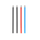 Legami - Set of 4 Refills for 3-Colour Erasable Gel Pens