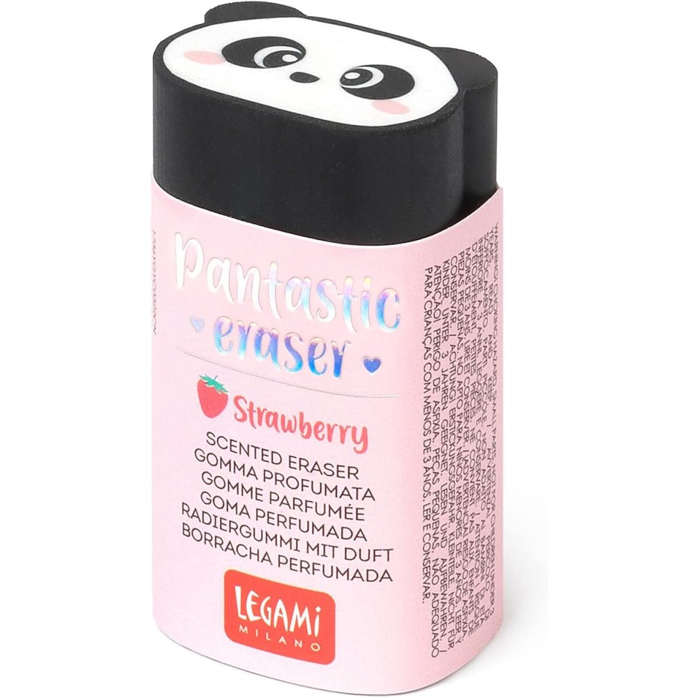 Legami - Scented Eraser - Panda Pantastic - Strawberry