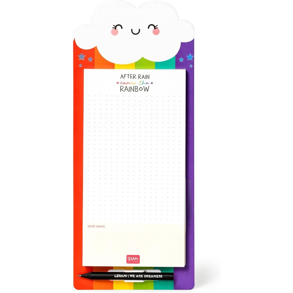 Legami - Don't Forget Magnetic Notepad - Rainbow Theme