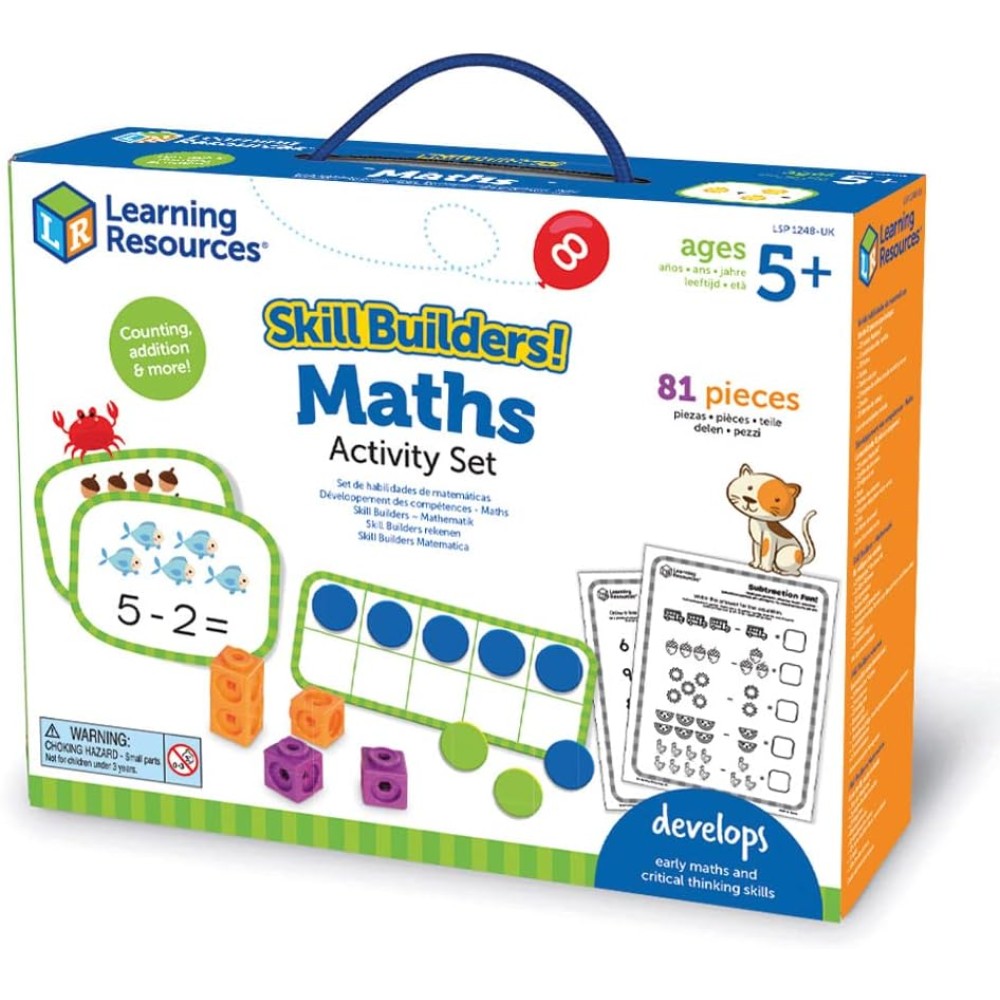 Learning Resources Skill Builders Maths Activity Set