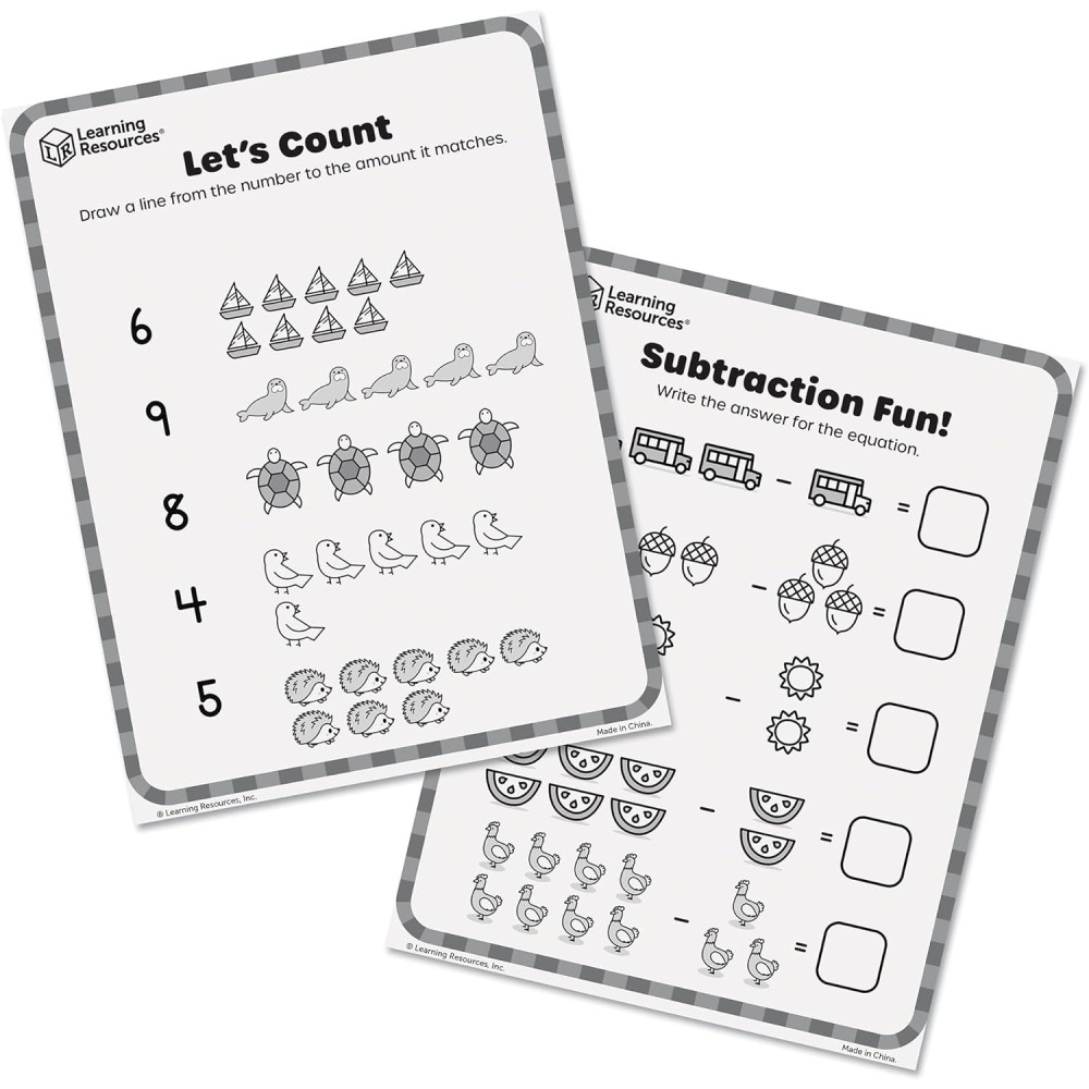 Learning Resources Skill Builders Maths Activity Set