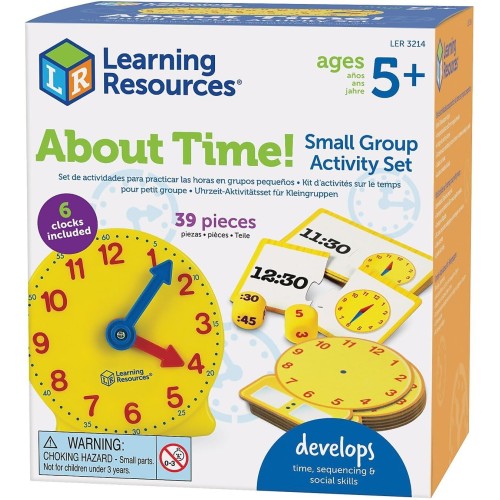 Learning Resources About Time! Small Group Activity Set