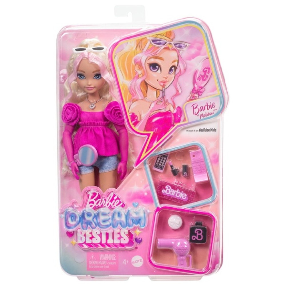 Barbie Dream Besties™ Barbie “Malibu'™ Doll and Accessories